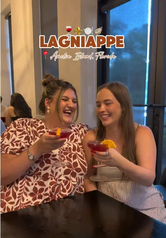 Lagniappe in Amelia Island showing review, visit, video by mangiawithtay on TikTok