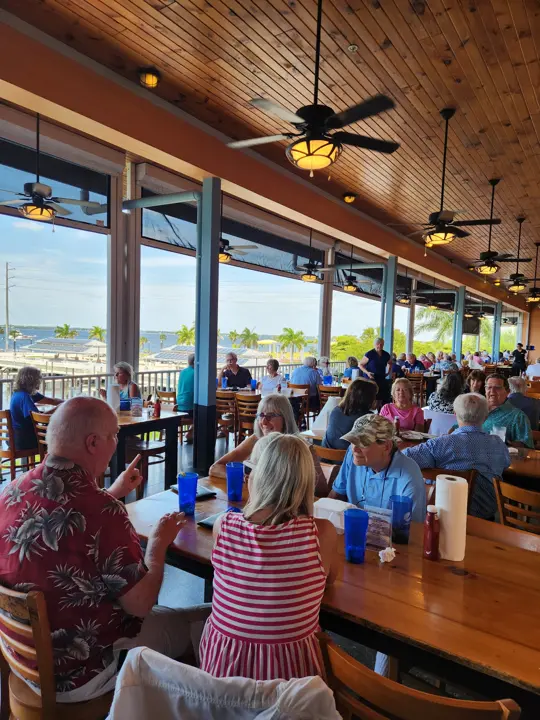 Laishley Crab House in Punta Gorda showing visit, atmosphere, drinks, video by Laishley Crab House, Punta Gorda, FL on Facebook