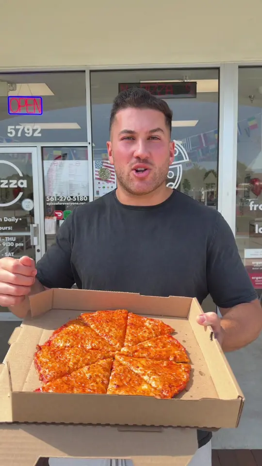 Lake Worth Pizza in Lake Worth showing pizza, gluten free pizza, video by mikeiseating on TikTok
