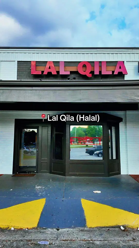 Lal Qila Restaurant & Catering in Norcross showing appetizer, samosa chat, appetizer, mix grill, appetizer, chicken 65, entrée, butter chicken, entrée, chicken karahi, bread, garlic naan,, video by atlhalalbites on TikTok