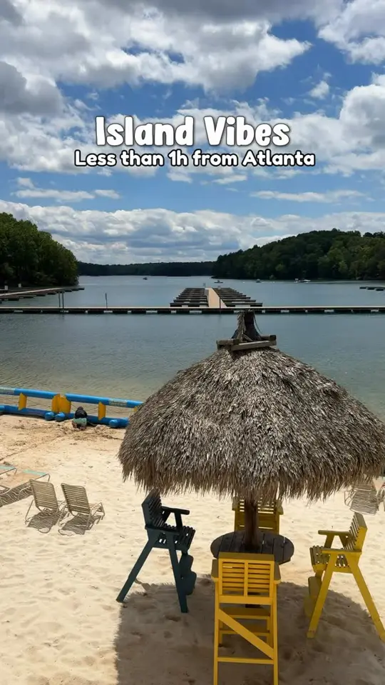 LandShark Bar & Grill at Lanier Islands in Buford showing cocktail, tropical cocktails, food, live music, lake views, video by The.travel.ksu on Facebook