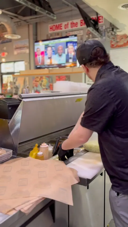 Larry's Giant Subs in Baxley showing food, lettuce, video by Larry's Giant Subs on Facebook