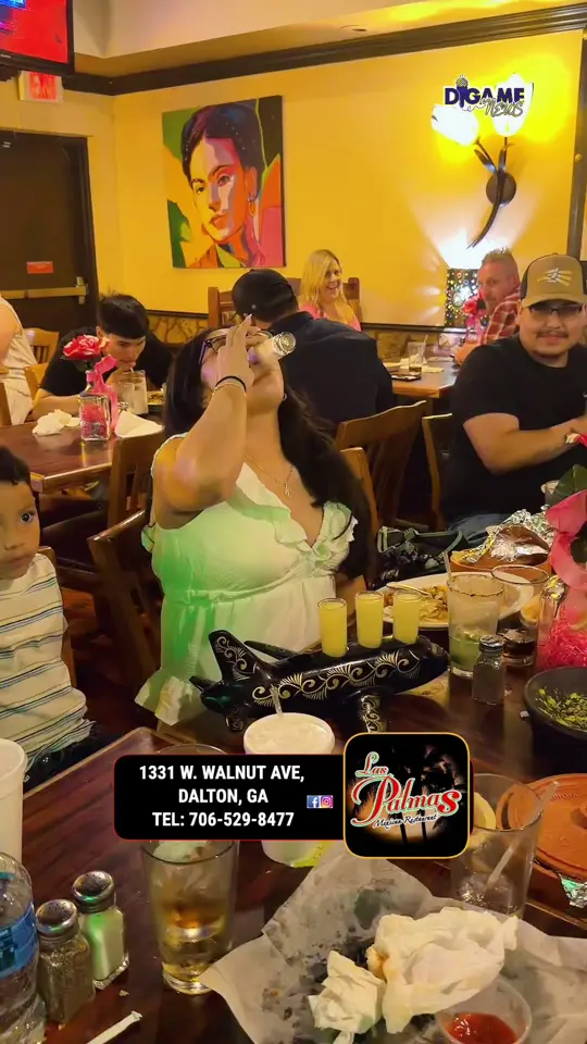 Las Palmas in Dalton showing tequila, shot, video by digame_news on TikTok