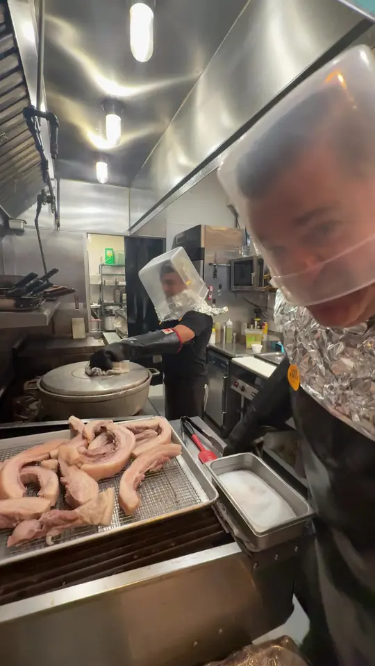 Las Palmas Latin Grill in Tampa showing food, chicharrones, video by laspalmaslatin on TikTok