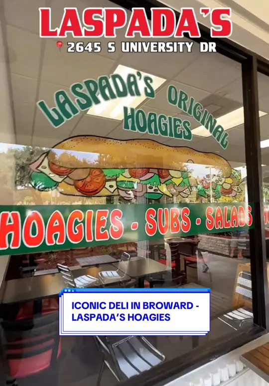 Laspada's Original Hoagies - Davie in Davie showing food, sandwich, video by mr.eats305 on TikTok
