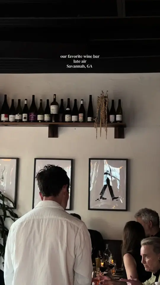Late Air in Savannah showing wine, visit, video by ivana_ferro on TikTok