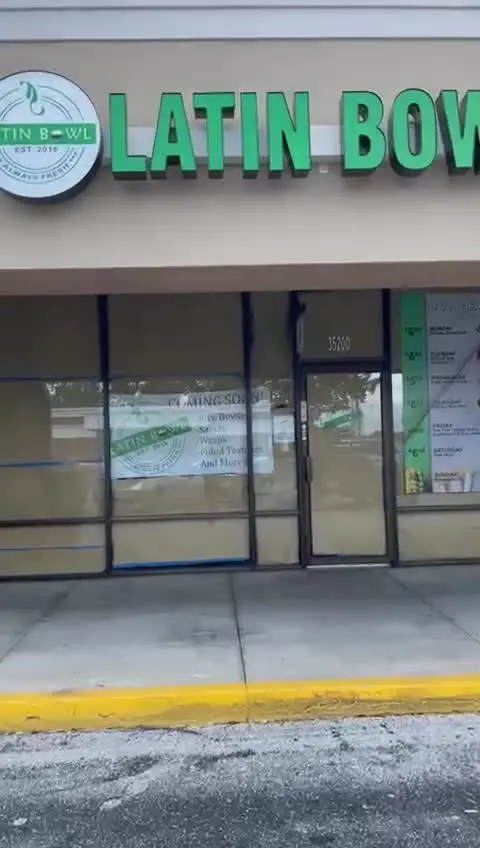 Latin Bowl Restaurant - Palm Harbor in Palm Harbor showing announcement, new location, video by Latin Bowl  Restaurant-Largo on Facebook