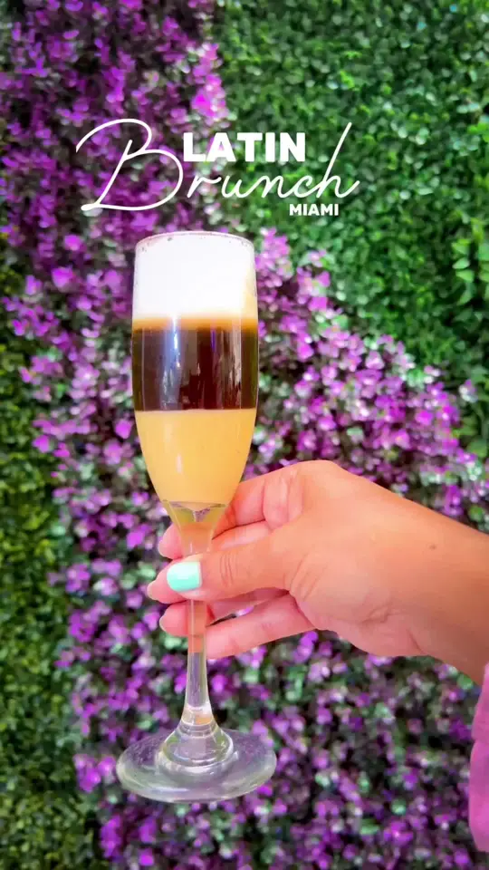 Latin Cafe 2000 in Miami showing brunch, live music, cuban food, brickell views, video by fashion.eat.travel on TikTok