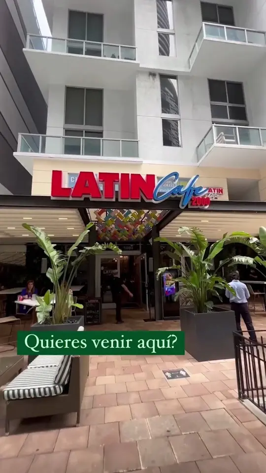 Latin Cafe 2000 in Miami showing visit, atmosphere, video by Latin Cafe 2000 on Facebook