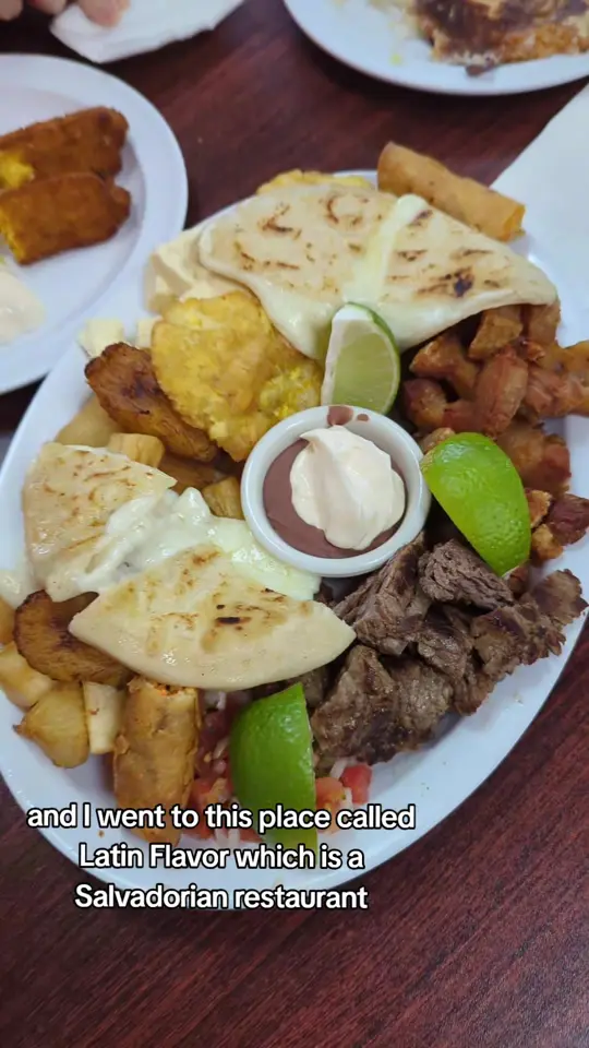 Latin Flavor in Plantation showing food, restaurant visit, video by daawesomer on TikTok