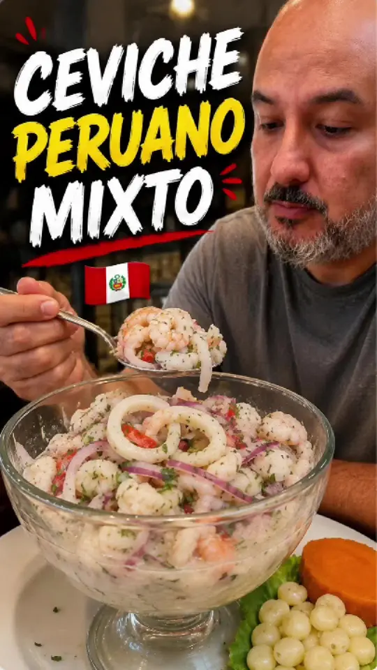 Latinos Y Mas in Ocala showing ceviche, ceviche mixto peruano, video by fredfoodiefiles on TikTok