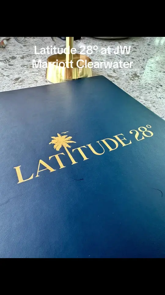Latitude 28 in Clearwater Beach showing review, visit, view, food, service, dolphins, video by travelwiththerobbinsfam on TikTok