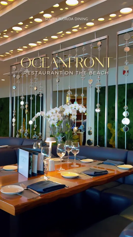  in Florida showing restaurant, water views, sunset, outdoor patio, food, wine list, video by chase.newyorkcity on TikTok