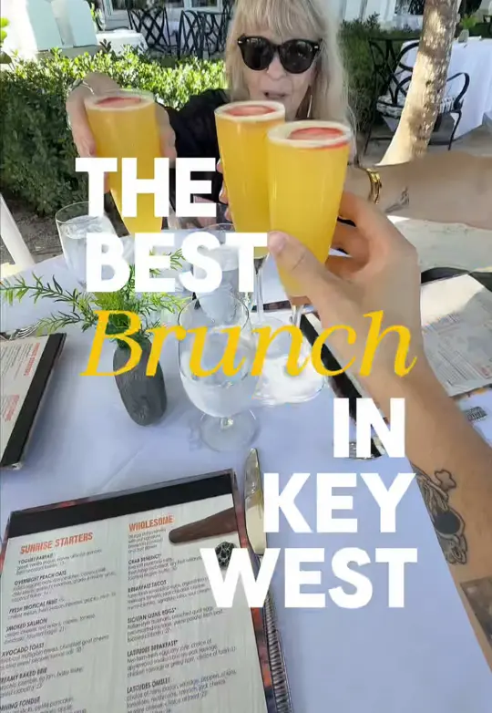 Latitudes in Key West showing brunch, food, restaurant visit, video by whiteteenic on TikTok