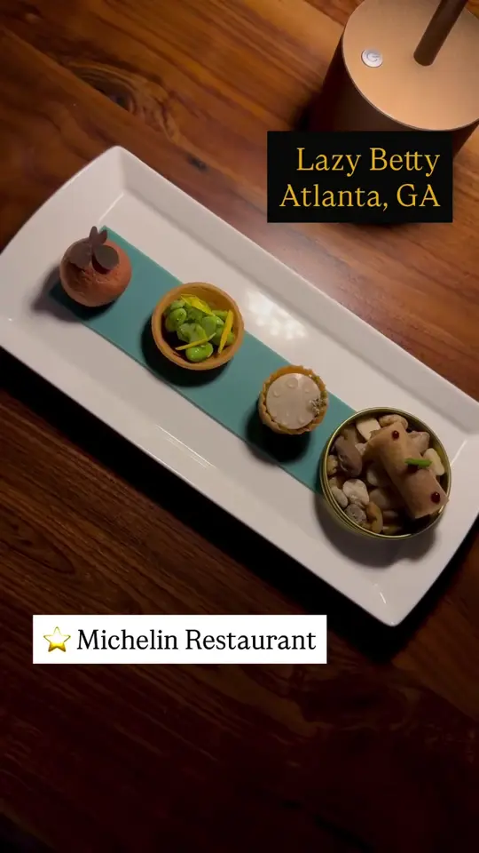 Lazy Betty in Atlanta showing review, visit, video by rhodaeats on TikTok