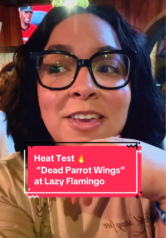 Lazy Flamingo in Sanibel showing food, hot wings, video by xoxoinvernizzi on TikTok