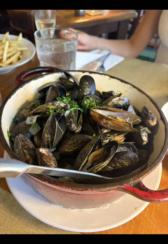 Le Bouchon Du Grove in Miami showing french food, review, visit, video by dining_duos on TikTok