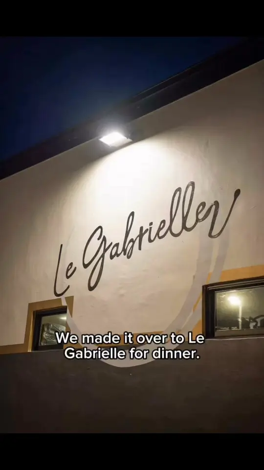 Le Gabrielle Crepes & Waffles in Monroe showing review, food, cocktails, atmosphere, video by Mark Marable on Facebook