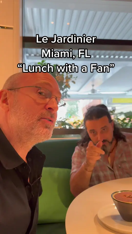 Le Jardinier in Miami showing review, visit, video by highspeeddining on TikTok