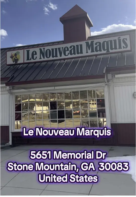 Le Nouveau Maquis in Stone Mountain showing review, visit, video by kmusebeauty on TikTok