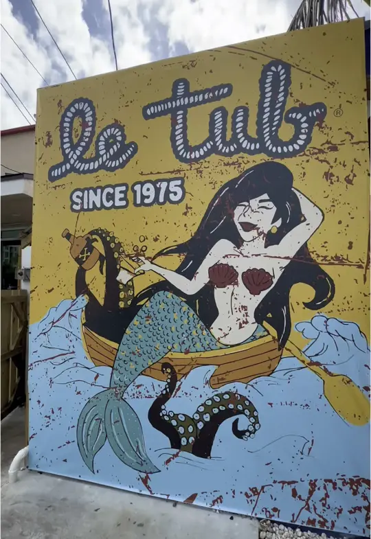 Le Tub in Hollywood showing burger, waterfront vibes, visit, video by thingstodosouthflorida on TikTok