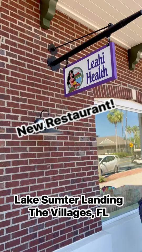 Leahi Health The Villages in The Villages showing restaurant, plant-based food, breakfast scramble flatbread tacos, smoothie, grand opening, healthy dining, video by Michael & Tiffany TVE on Facebook