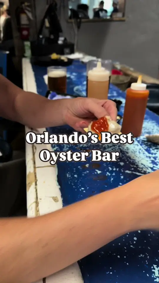 Lee & Rick's Oyster Bar in Orlando showing review, oyster bar visit, atmosphere, video by datenightorl on TikTok