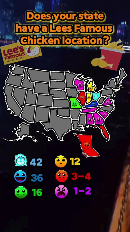 Lee's Famous Recipe Chicken in Ocala showing map, restaurant location, video by florida_mapping_ on TikTok