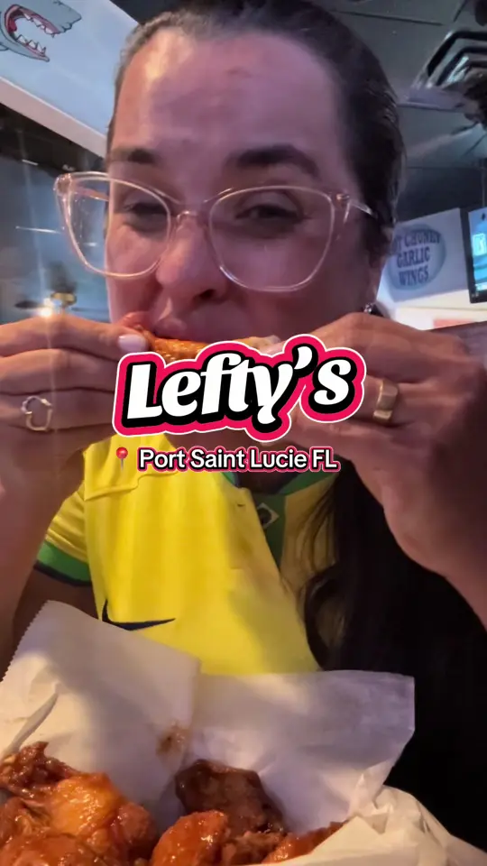 Lefty's Wings & Grill on TikTok, video by mamaeatsworld