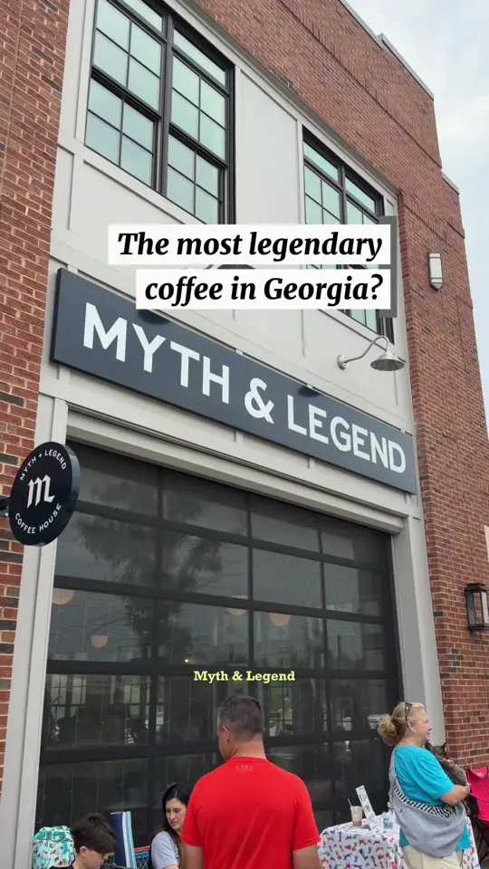 Legend Cafe in Atlanta showing drink, sorcerer's apprentice, atmosphere, library vibes, video by chasingatl on TikTok