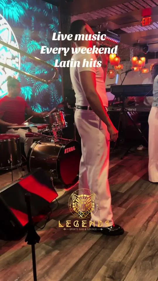 Legends Sports Bar & Lounge in Naples showing live music, havana band, son de mi tierra, video by legendsnaples on TikTok