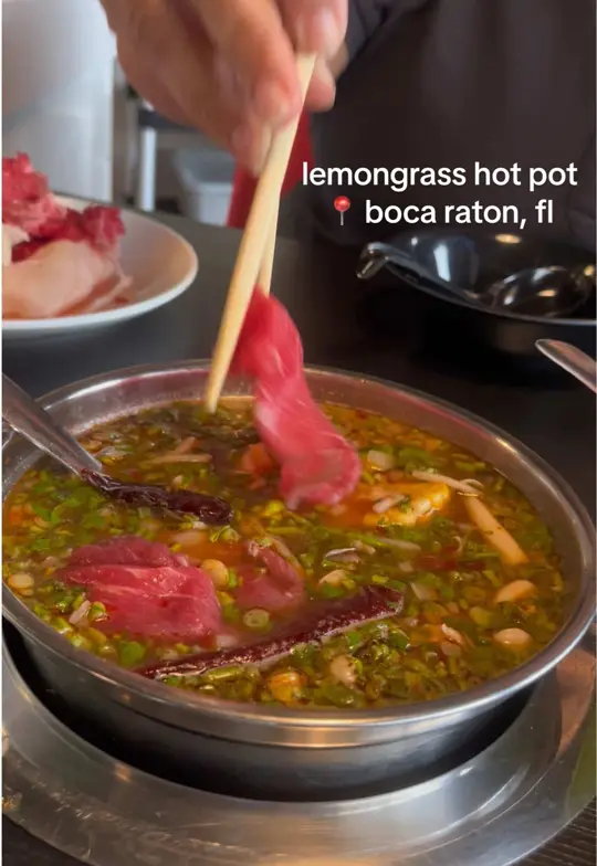 Lemongrass Grill & Bar Restaurant in Tallahassee showing hot pot, red bean ice cream, video by vanessaiparsons on TikTok