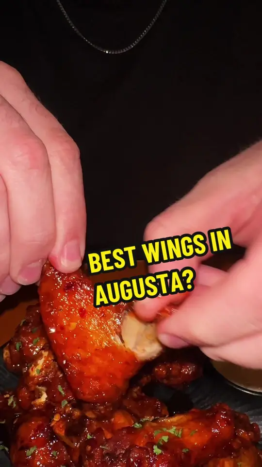 Lenox on Tenth in Augusta showing food, wings, video by calebpphillips on TikTok