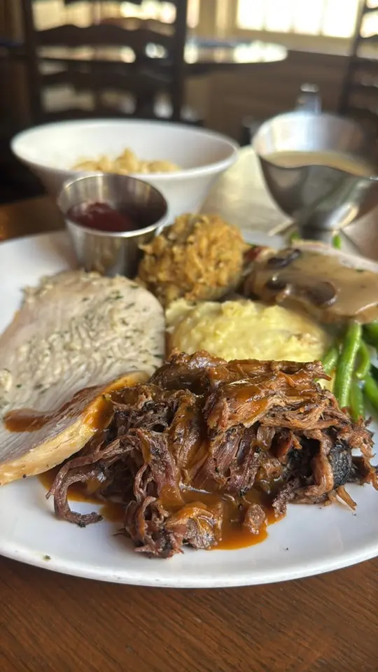 Liberty Tree Tavern in Lake Buena Vista showing visit, restaurant, video by wrightdownmainstreet on Facebook