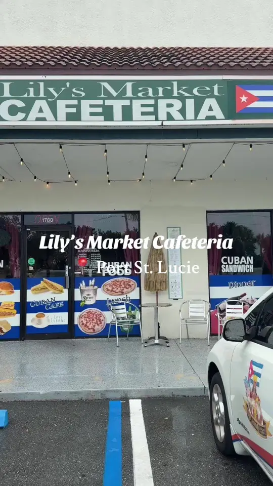 Lily's Market Cafeteria in Port St. Lucie showing review, visit, croquetas, video by josjusttries on TikTok