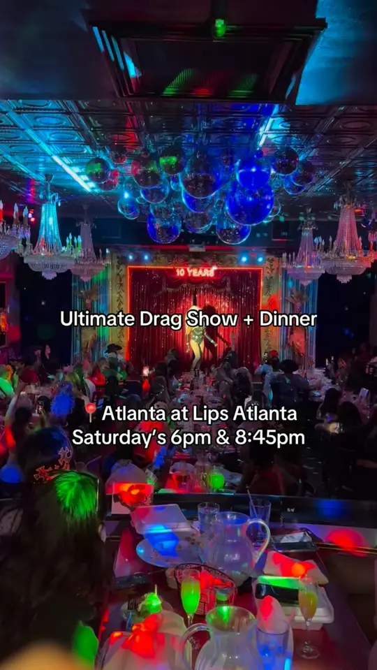 Lips Drag Queen Show Palace, Restaurant & Bar in Atlanta showing drag show, live performance, video by Lips - Atlanta on Facebook