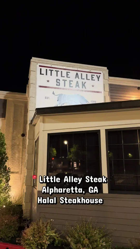 Little Alley Steak - Alpharetta in Alpharetta showing review, spicy crispy tuna rice, 16 oz ny strip, mac & cheese, loaded baked potato, video by ariba.atl on TikTok