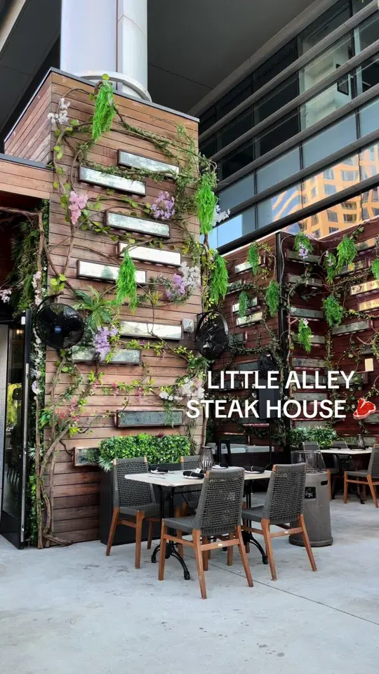 Little Alley Steak - Roswell in Roswell showing steak, fine dining, service, atmosphere, video by itsbrashannah on TikTok