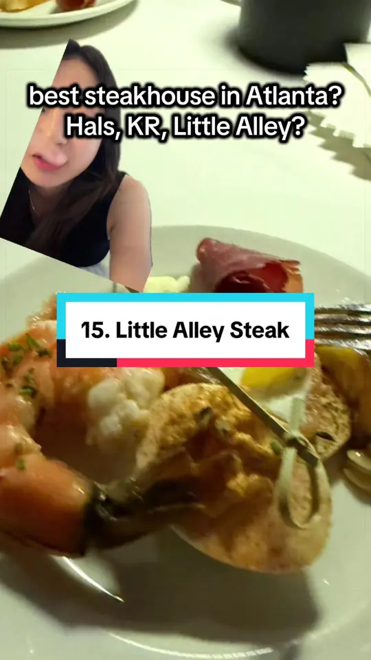 Little Alley Steak - Roswell in Roswell showing restaurant visit, steakhouse, video by the.foodie.patootie on TikTok