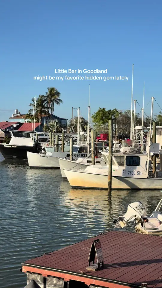 Little Bar Restaurant in Goodland showing happy hour, weekend vibes, video by brittnucci.sims on TikTok