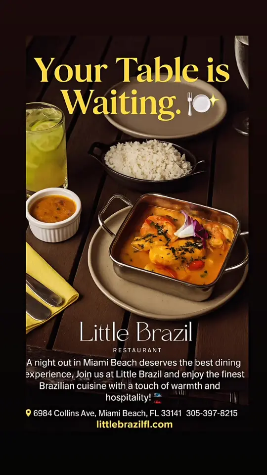  in Florida showing restaurant, brazilian cuisine, feijoada, picanha tuesdays, video by Little Brazil Restaurant on Facebook