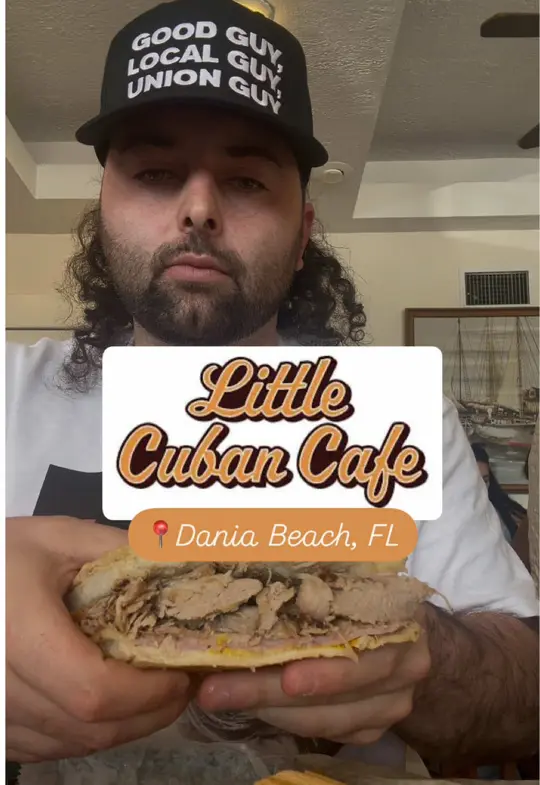 Little Cuban Cafe in Fort Lauderdale showing review, cuban food, video by whatdidyoueattodaysir on TikTok