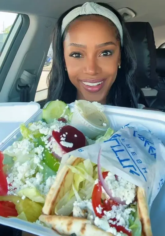 Little Greek Fresh Grill on TikTok, video by mukbangwithkay