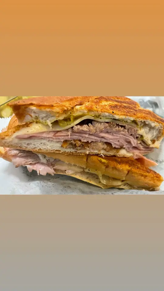 Little Habana Cafe in Riverview showing sandwich, made to order sandwich, video by Little Habana Cafe, LLC on Facebook