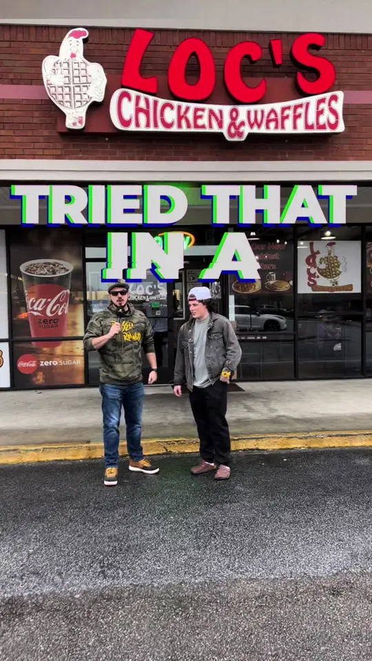 Loc's Chicken & Waffles in Savannah showing review, visit, video by raisedrowdy on TikTok
