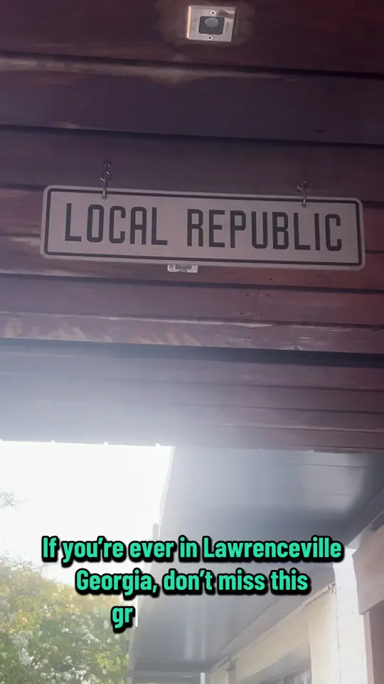 Local Republic in Lawrenceville showing review, atmosphere, visit, video by hey_its_g_ on TikTok