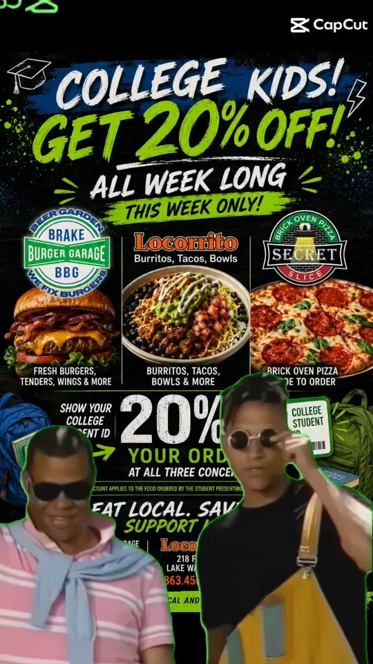 Locorrito in Lake Wales showing promotion, discount, video by Locorrito on Facebook