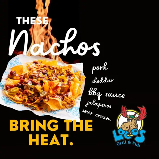 Locos Grill & Pub in Albany showing food, bbq nachos, video by LOCOS Grill and Pub, Albany, GA on Facebook
