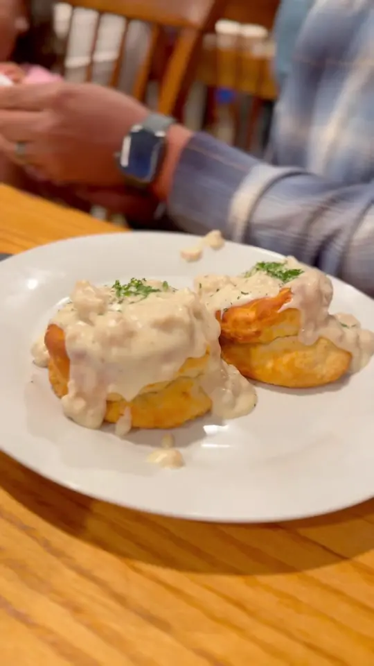 Lofty Pursuits in Tallahassee showing food, crab cake, coffee, cookies and cream latte, atmosphere, patio, video by andreapughkelley on TikTok