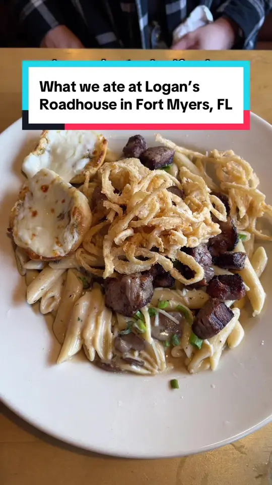 Logan's Roadhouse on TikTok, video by aerialkhou
